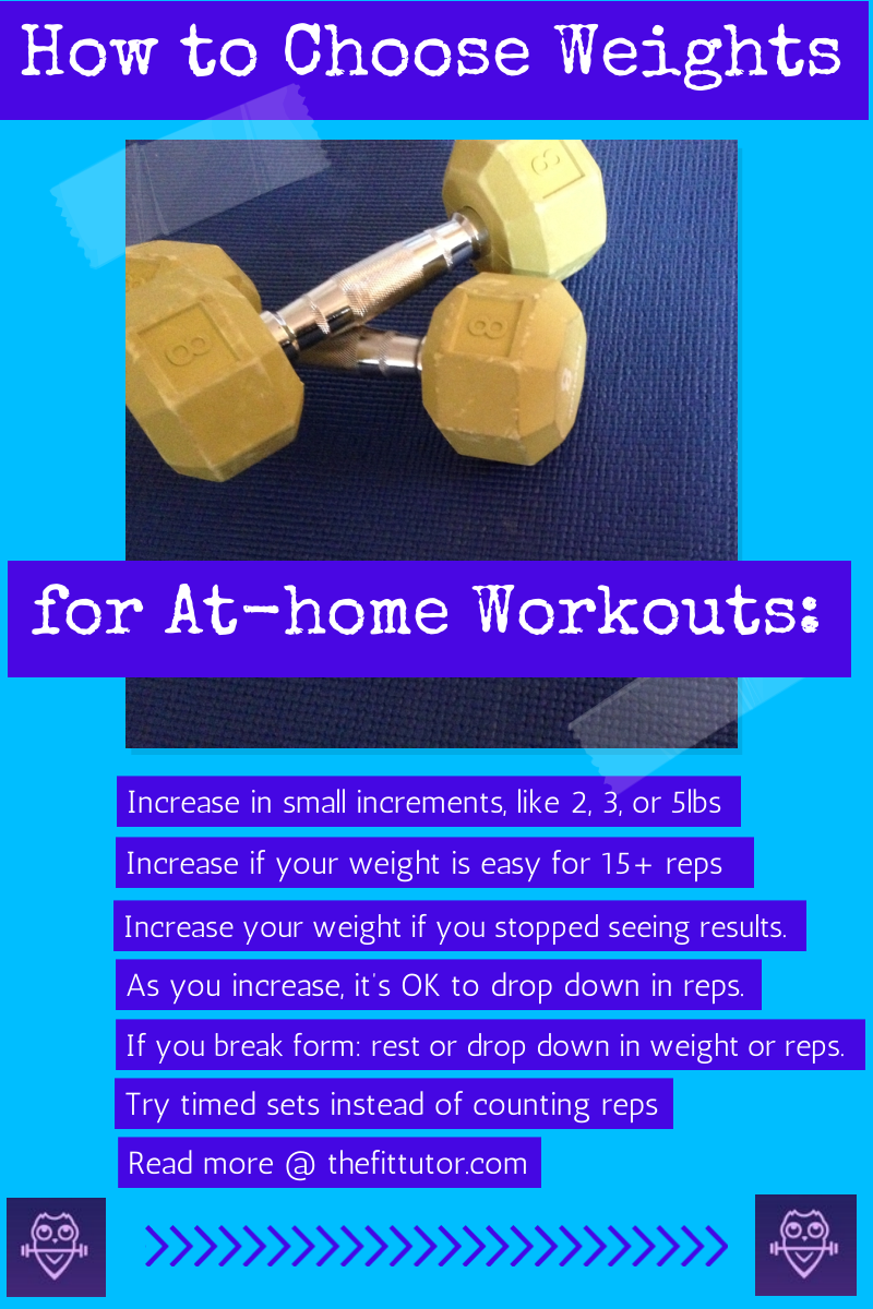 choose weights