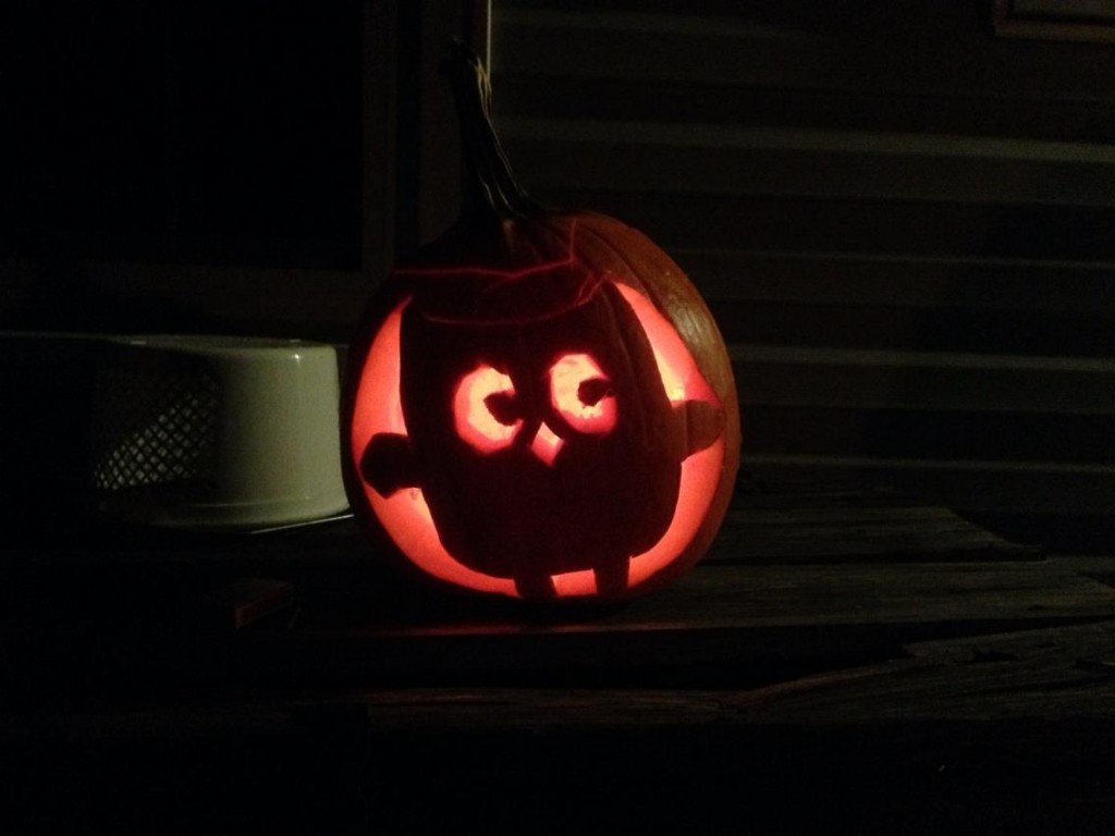 owl pumpkin // thefittutor.com