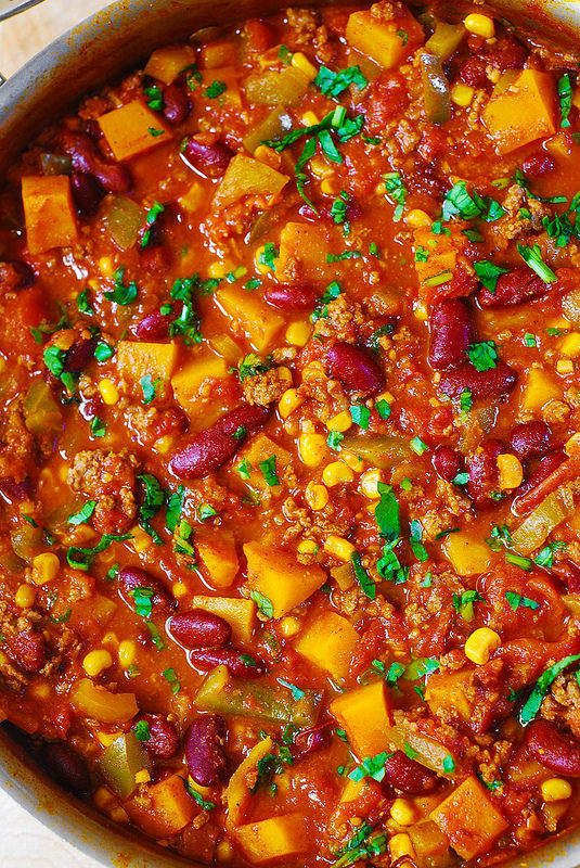 Healthy Fall Recipes // Butternut Squash Chili // Julia's Album