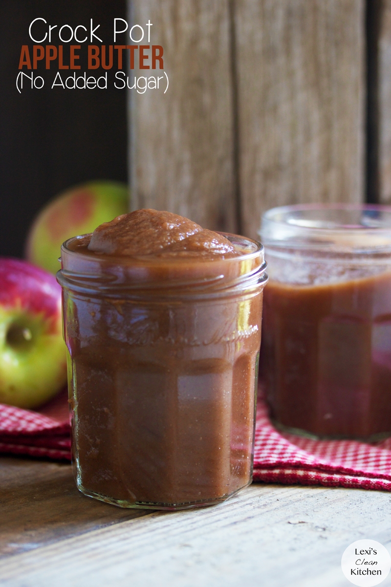 Healthy Fall Recipes // Lexi's Clean Kitchen // Crockpot Apple Butter