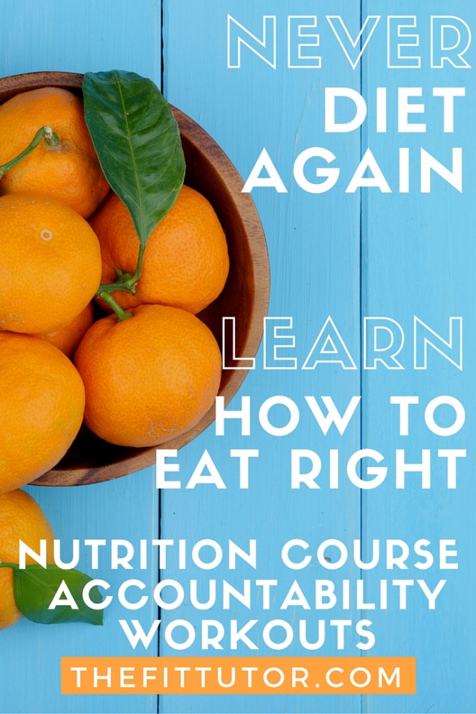 Stop Dieting & learn how to eat right // online affordable nutrition course