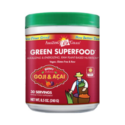 amazing grass greens- berry flavored- boosts immunity, alkalizes, detoxes, boosts energy