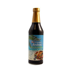 This is a non-GMO, organic, low sodium alternative to soy sauce. This is an alternative that’s completely soy free. I recommend avoiding soy if and when possible. 