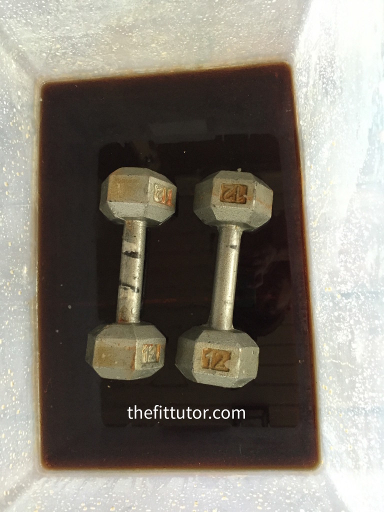 How to Restore Old Rusty Weights- a step by step tutorial #DIY