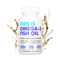 This is Omega 3 Fish Oil: a MSC certified fish oil with TONS of EPA & DHA!