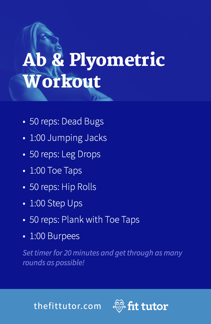 Killer ab workout online with weights