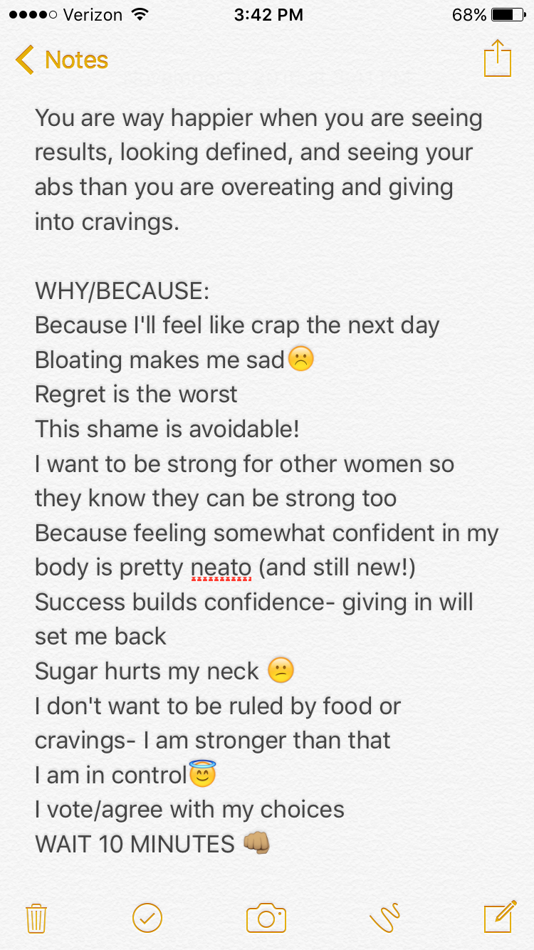 Everyone knows you should "find your why" in your health/weight loss/fitness journey. Take the extra step and write it down- it's one of the easiest things you can do to lose weight!