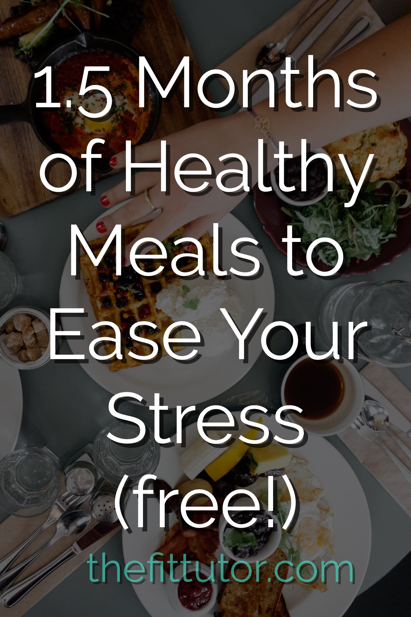 A Healthy meal plan to get you through the holidays! 1.5 months of FREE weekly meal plans!