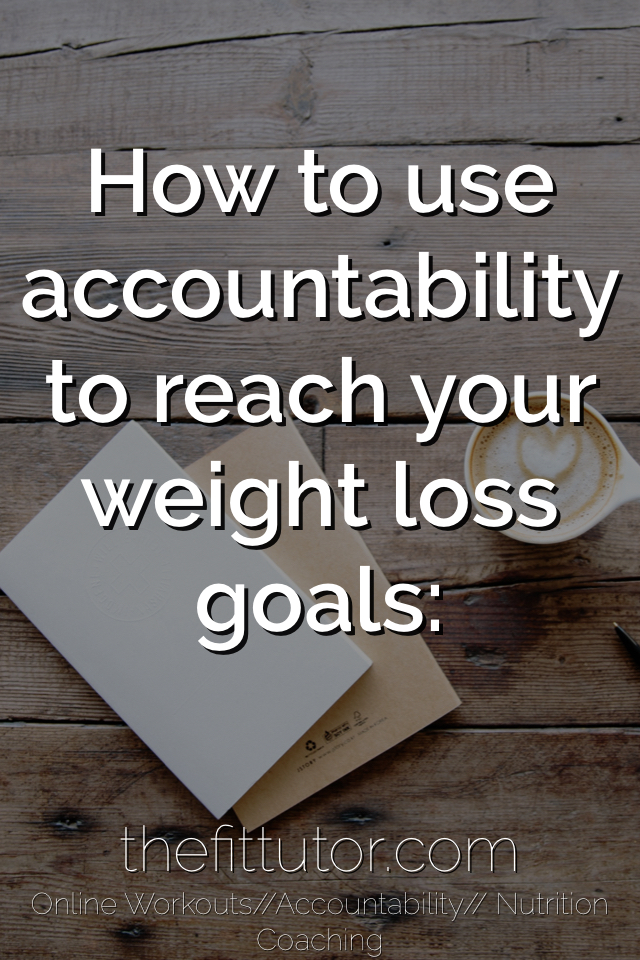 how accountability and a goals contract can be the ONE thing you need to reach your fitness goals!