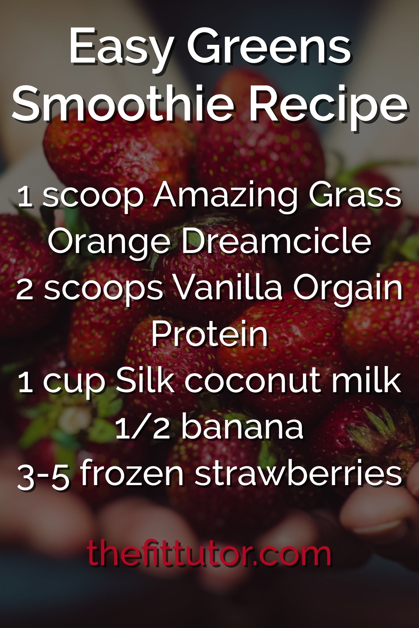Splurging this holiday season? We replace our normal healthier foods for our cravings and once a year treats- have this smoothie daily to help ensure you get enough protein and greens/veggies while you're being naughty!
