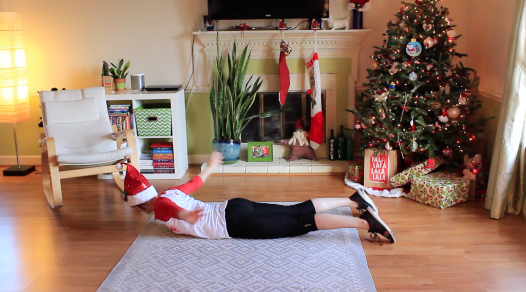 try this at home bodyweight workout if you're traveling this holiday season!