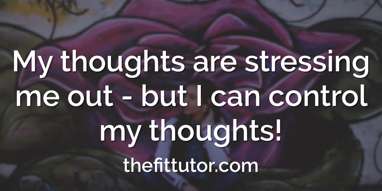 When did you last say to yourself "good job"? Your thought life is crucial to your success and health! read more: