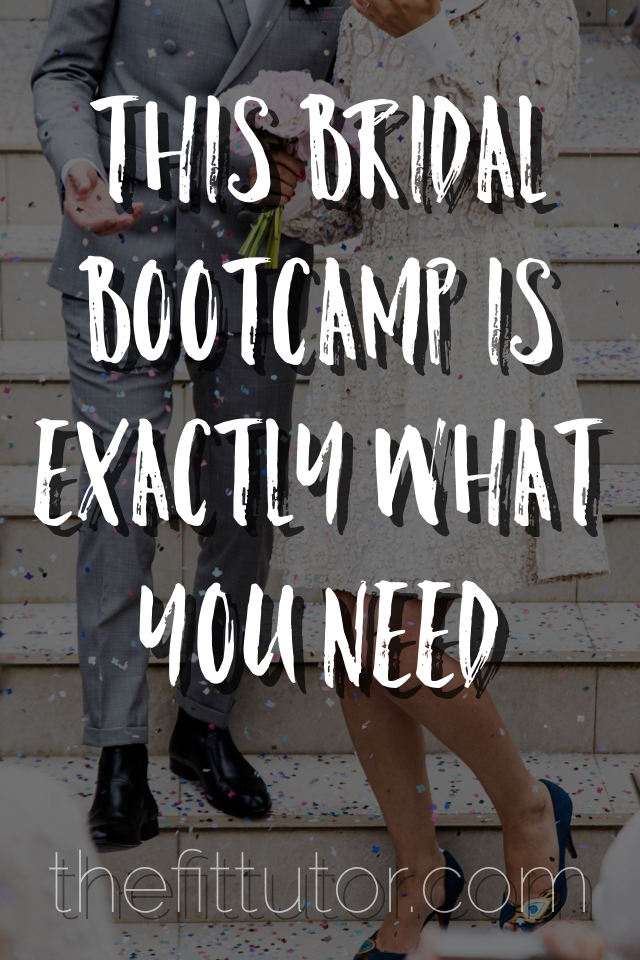 Online Bridal Bootcamp: get results at your schedule, have a trainer to ask questions to, get support & accountability, and it's so freaking affordable!!!