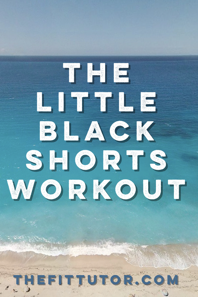 this free online workout will help keep you accountable and get results ;) #littleblackshortsworkout