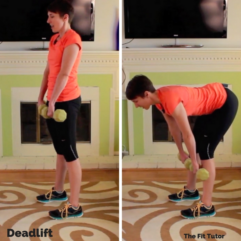 straight legged deadlifts are awesome leg strength exercises for runners to improve performance and prevent injury