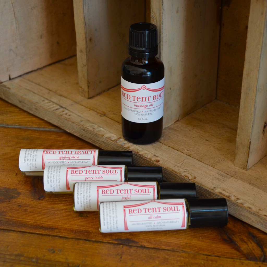 I'm loving the Red Tent Collection essential oil blends & roll ons for PMS relief! 