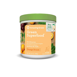 amazing grass greens- helps you to get your daily fruits and veggies in, boosts energy, detoxifies