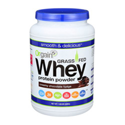 orgain whey is a great, tasty option!