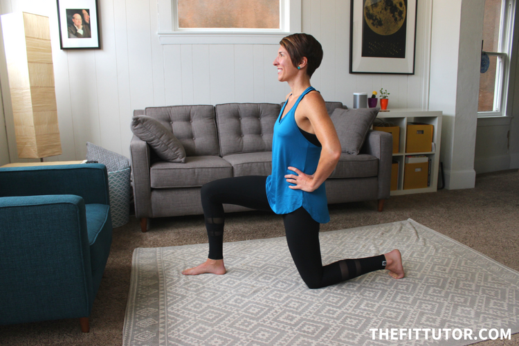 you've probably been doing this kneeling hip flexor stretch wrong! here's the right way + other hip flexor stretches to help you feel great!