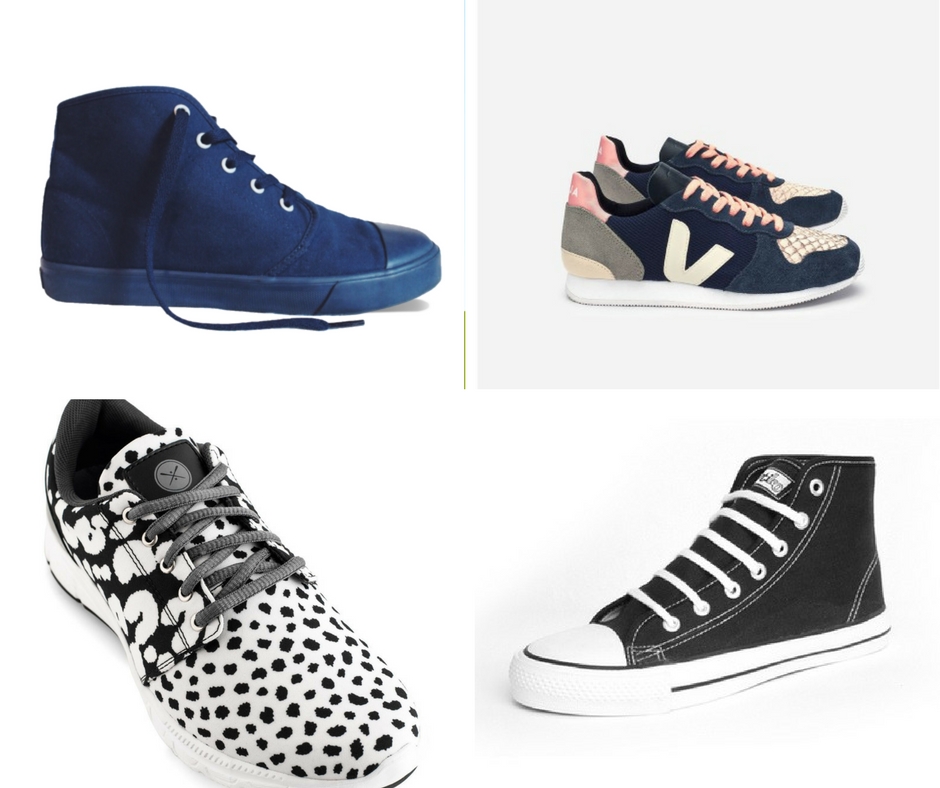 fair sneaker round up- the perfect gift for any girl this holiday season! ethical gift guide
