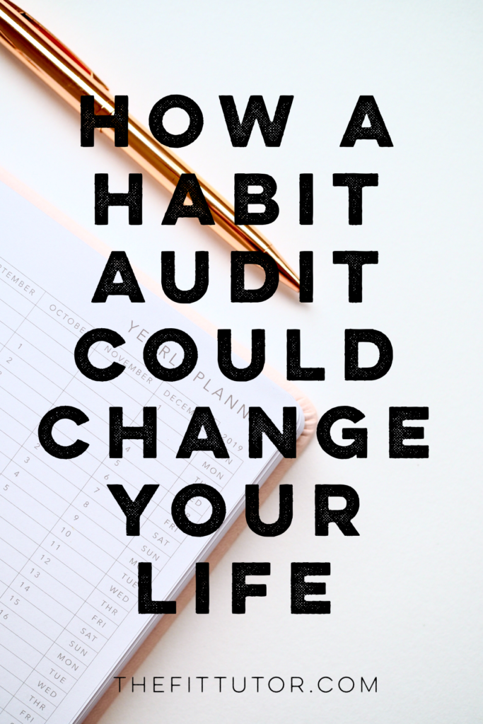 knowing where and how you spend your time is step 1 to changing your life. check out why and how to perform a habit audit! it's simple and easy!