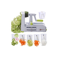 one of my fave healthy living products- Vegetable noodles are a great way to get your pasta fix without gaining four pounds immediately. This spiralizer helps ensure you can have your zoodles without stress. 